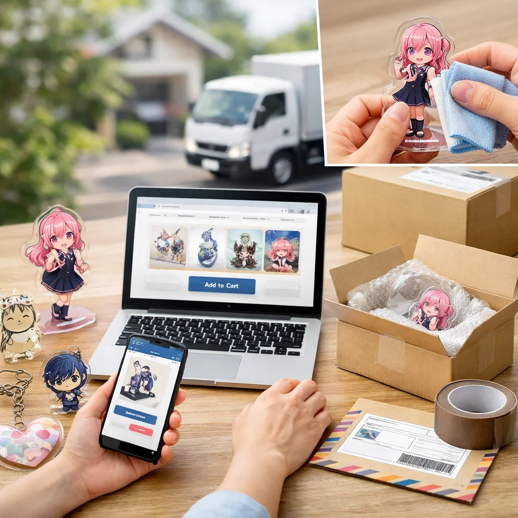 アクリルグッズの通販・配送・アフターサイト活用法とWeb注文方法