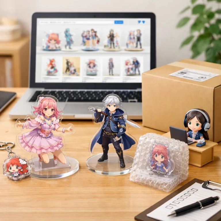 アクリルグッズ通販の配送・キャンセル条件とアフターサイト活用法