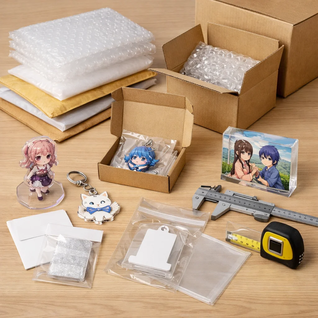 アクリルグッズの通販・配送・アフターサイト完全ガイド：パッケージとサイズの選び方