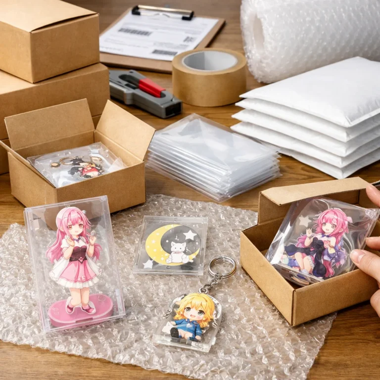 アクリルグッズの通販・配送・アフターサイトに最適なパッケージデザインガイド