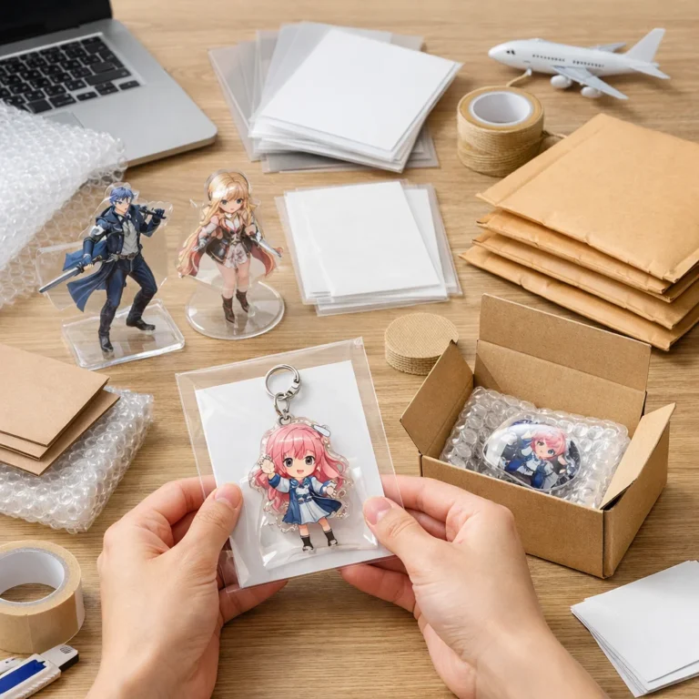 アクリルグッズ通販・配送・アフターサイトを活用したパッケージ作成ガイド