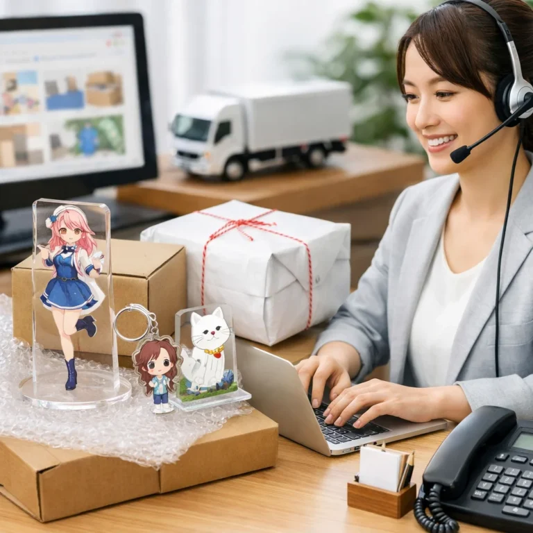 アクリルグッズ通販・配送・アフターサイトの問い合わせ窓口活用法