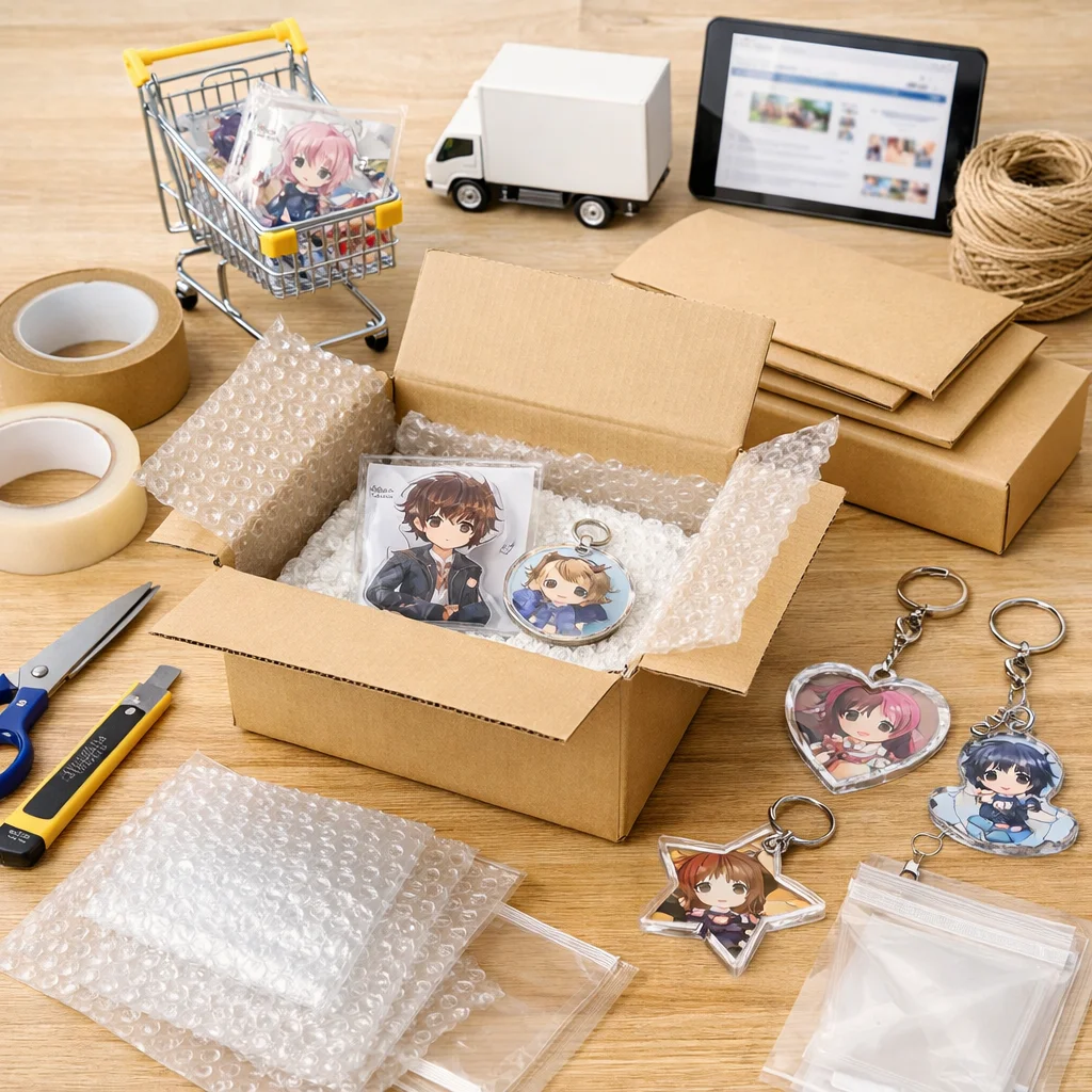 アクリルグッズの通販・配送・アフターサイト活用と梱包コツ