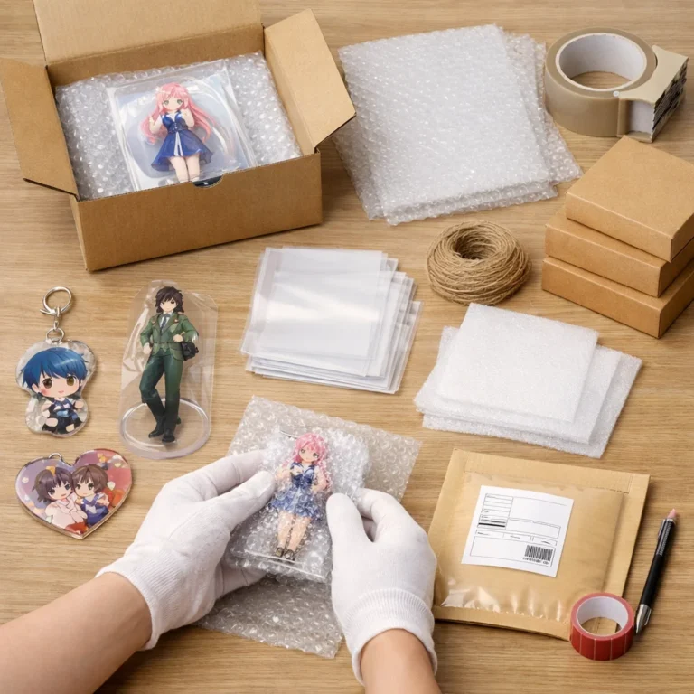 アクリルグッズ通販の配送・梱包・アフターサイトの方法とは？