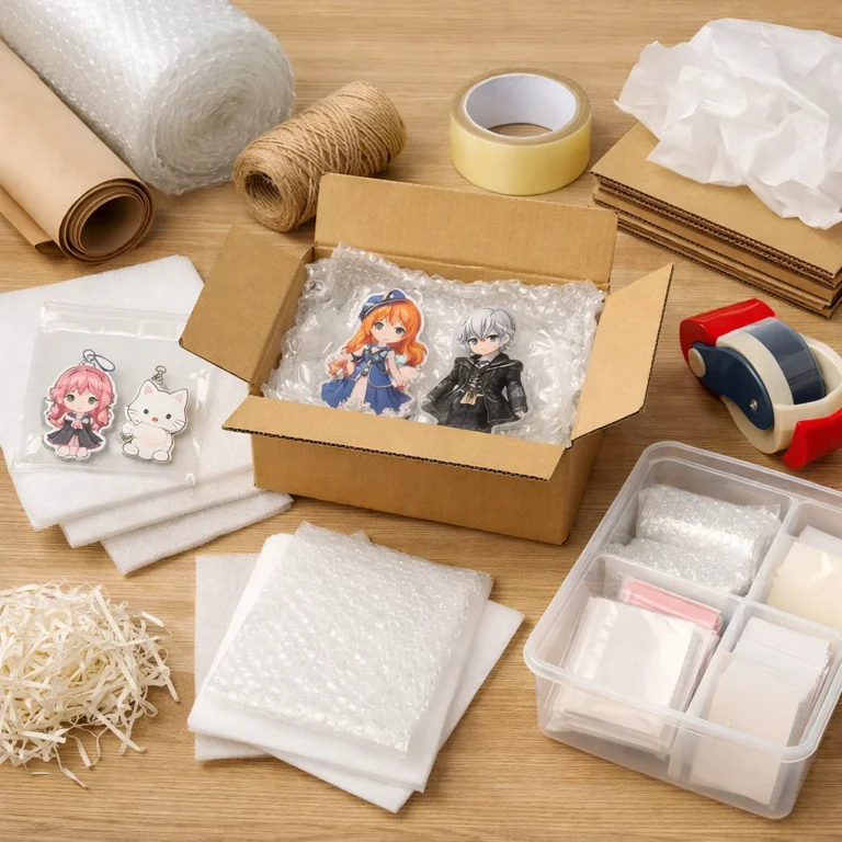 アクリルグッズ通販のメリットと最適配送・梱包資材の選び方