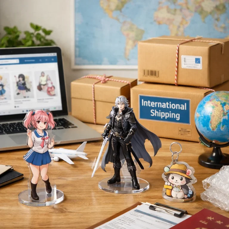 アクリルグッズの通販・配送・アフターサイト 海外発送方法ガイド