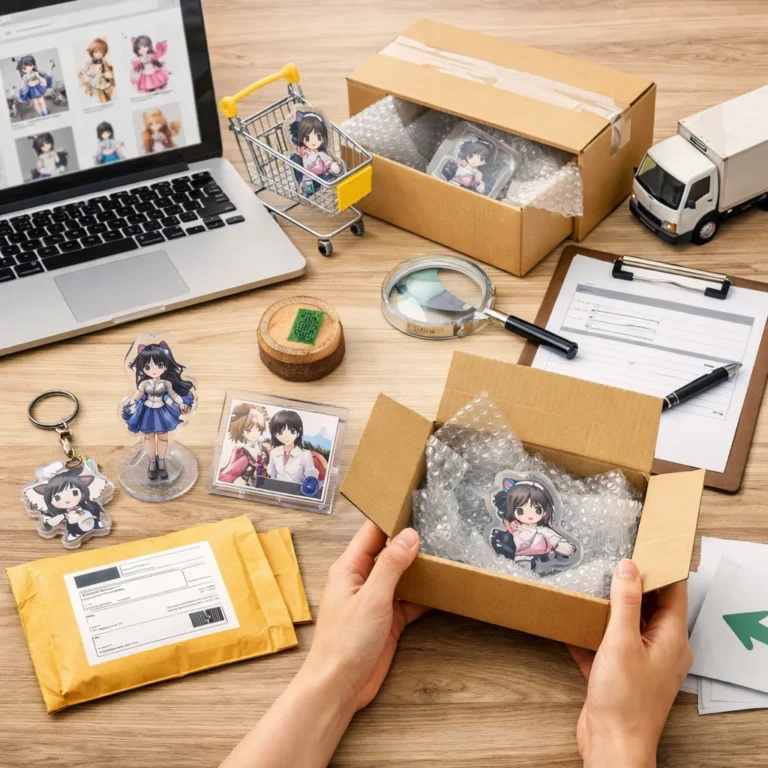 アクリルグッズの通販・配送・アフターサイトと返品方法完全ガイド