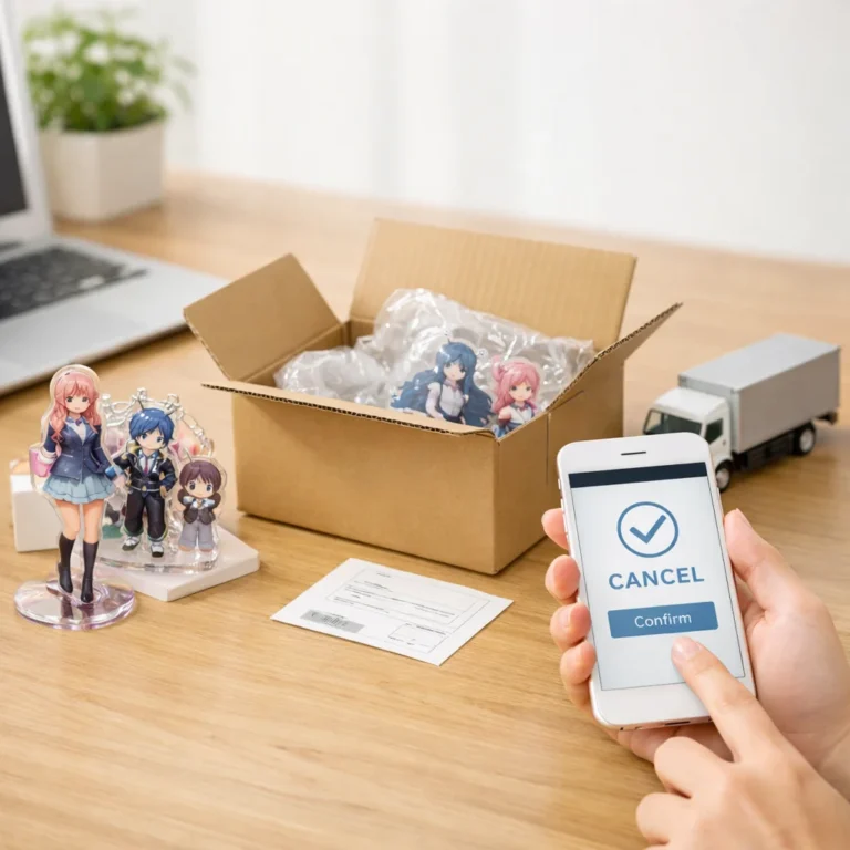 アクリルグッズ通販の配送やアフターサイトおすすめまとめ