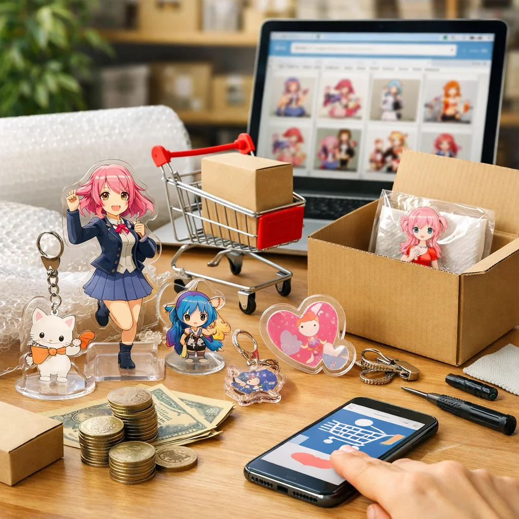 安いアクリルグッズ通販でのおすすめと配送・アフターサービスガイド